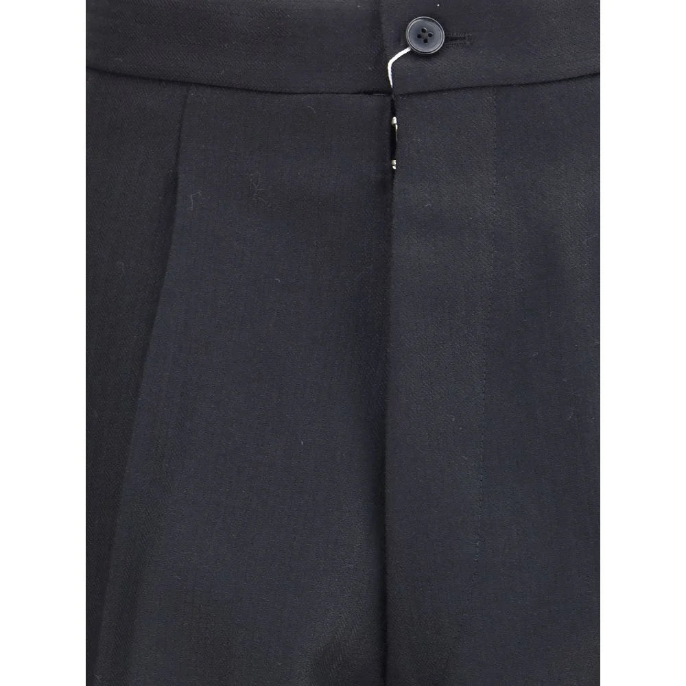 Margiela Wool pleated Pants - Trousers
