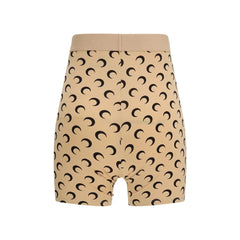 Marine Serre Beige Polyamide Bermuda Shorts
