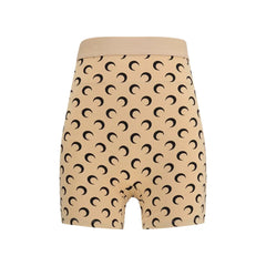 Marine Serre Beige Polyamide Bermuda Shorts