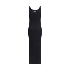 Marine Serre Black Cotton Casual Dress
