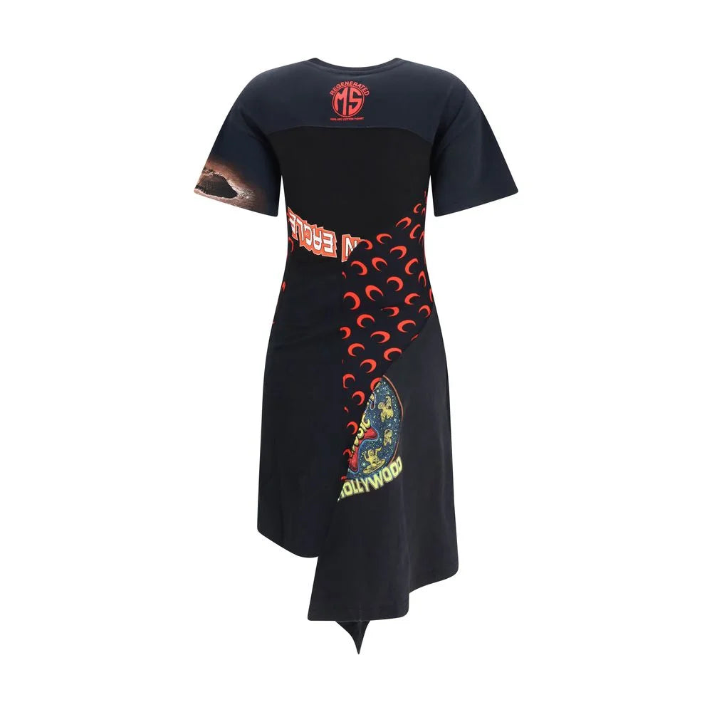 Marine Serre Black Cotton Casual Dress - M