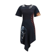Marine Serre Black Cotton Casual Dress - M