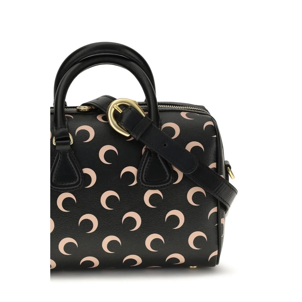 Marine Serre Black Polyethylene Shoulder Bag