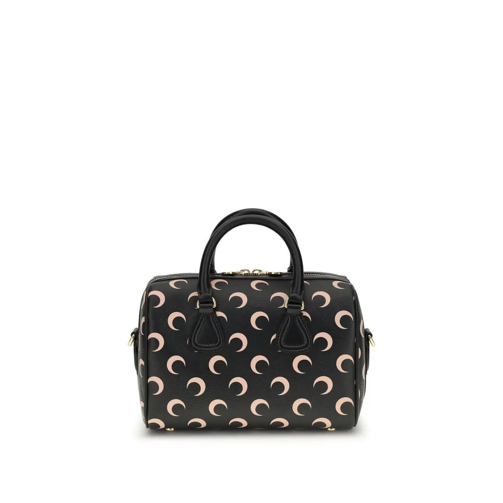 Marine Serre Black Polyethylene Shoulder Bag