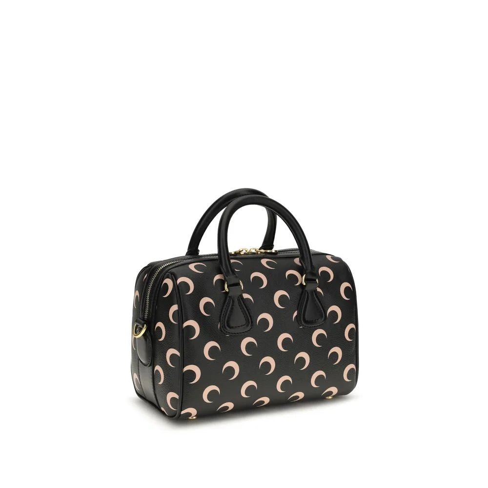 Marine Serre Black Polyethylene Shoulder Bag