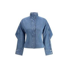 Marine Serre Blue Cotton Denim Jacket - IT38 | S
