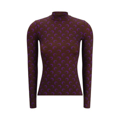 Marine Serre Brown Polyamide Top - S