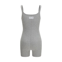 Marine Serre Gray Cotton Jumpsuit - M