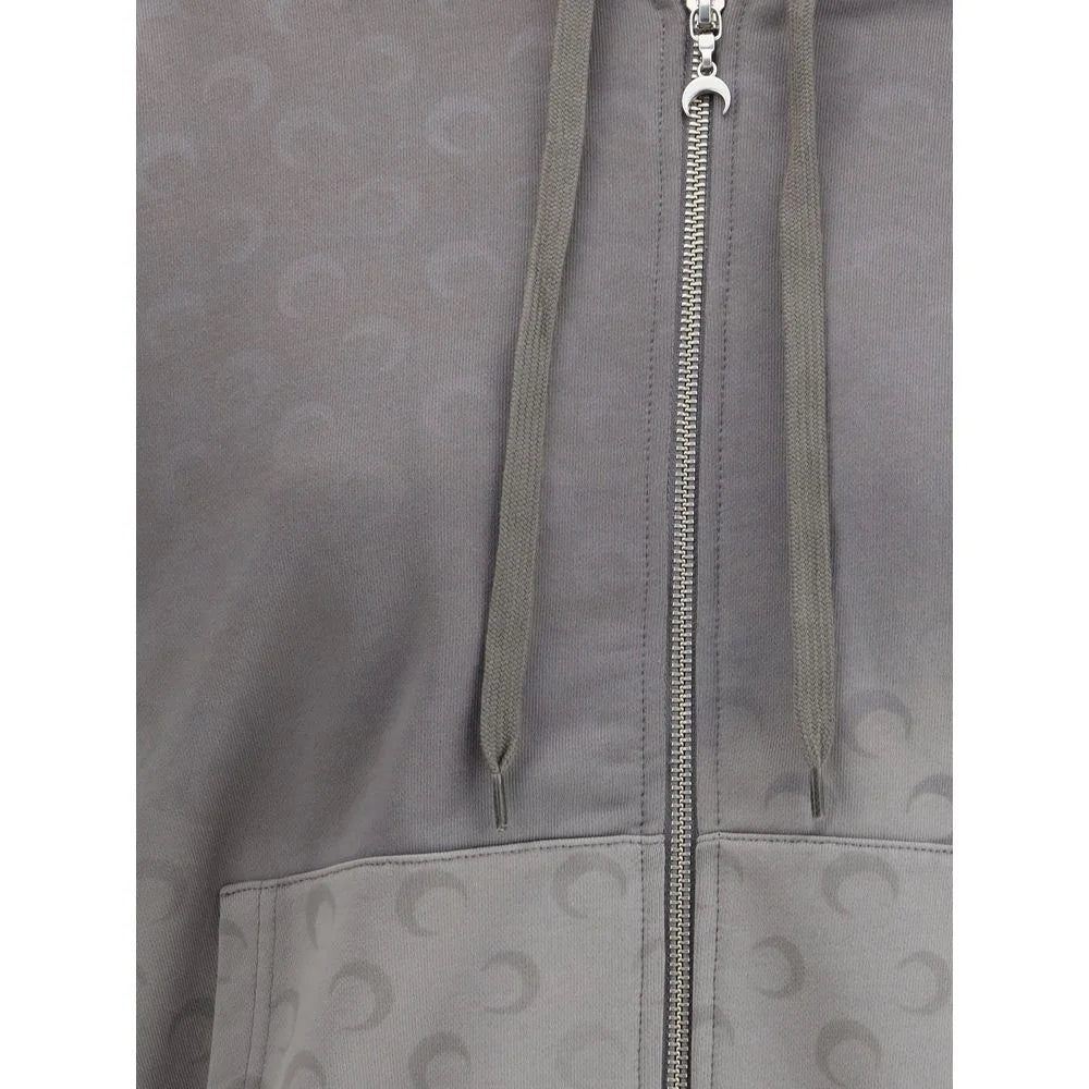 Marine Serre Gray Cotton Sweatshirt - XS