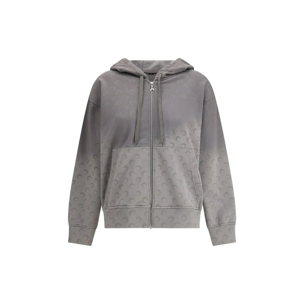 Marine Serre Gray Cotton Sweatshirt - XS