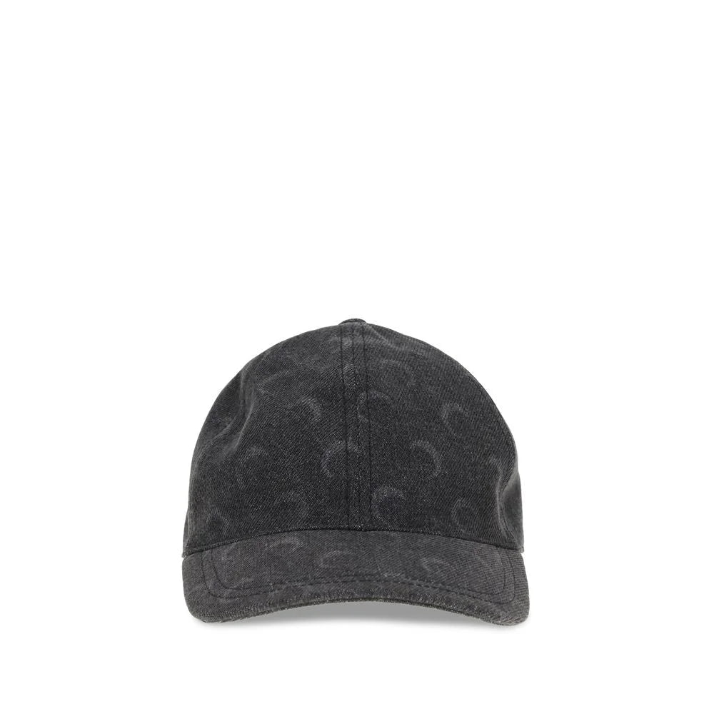 Marine Serre Moon Laser Denim Baseball Hat - UNI