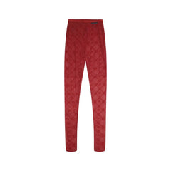 Marine Serre Red Polyamide Socks