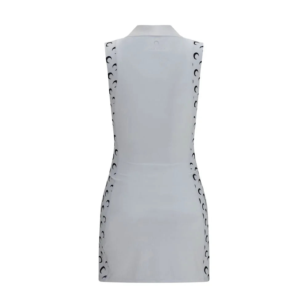 Marine Serre White Polyamide Casual Dress