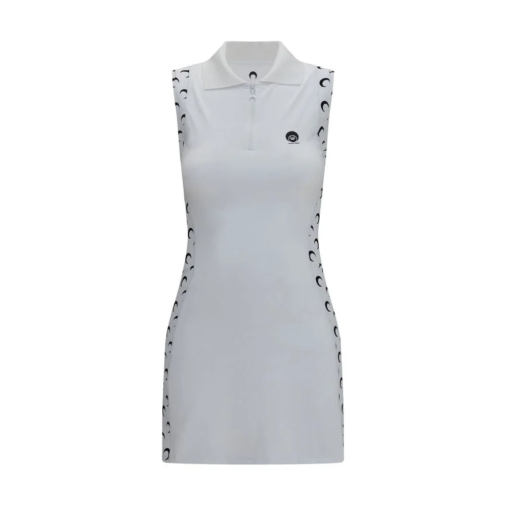 Marine Serre White Polyamide Casual Dress