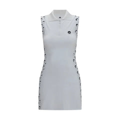 Marine Serre White Polyamide Casual Dress