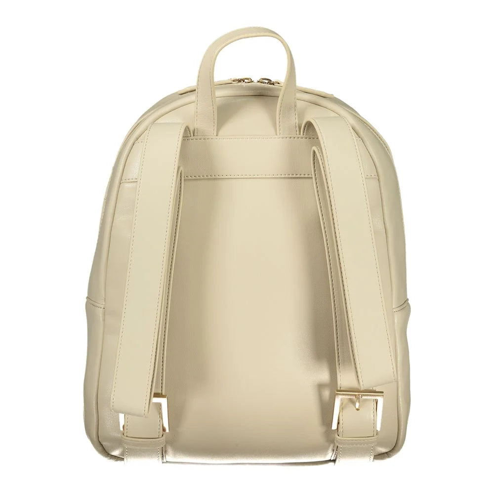 Mario Valentino Beige Polyethylene Backpack