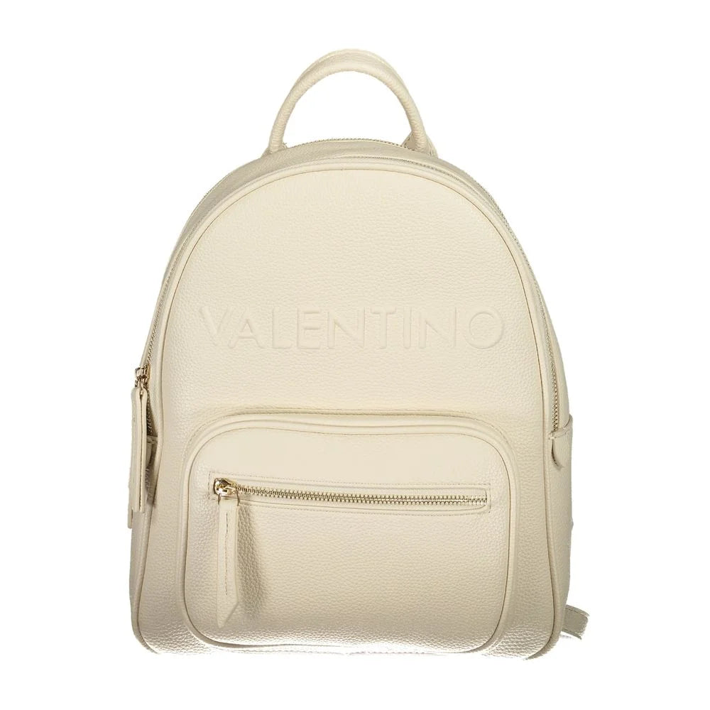 Mario Valentino Beige Polyethylene Backpack - Backpacks