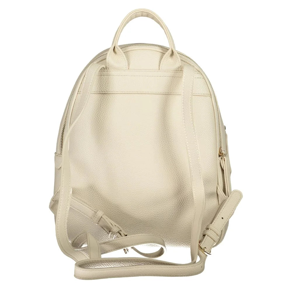 Mario Valentino Beige Polyethylene Backpack - Backpacks