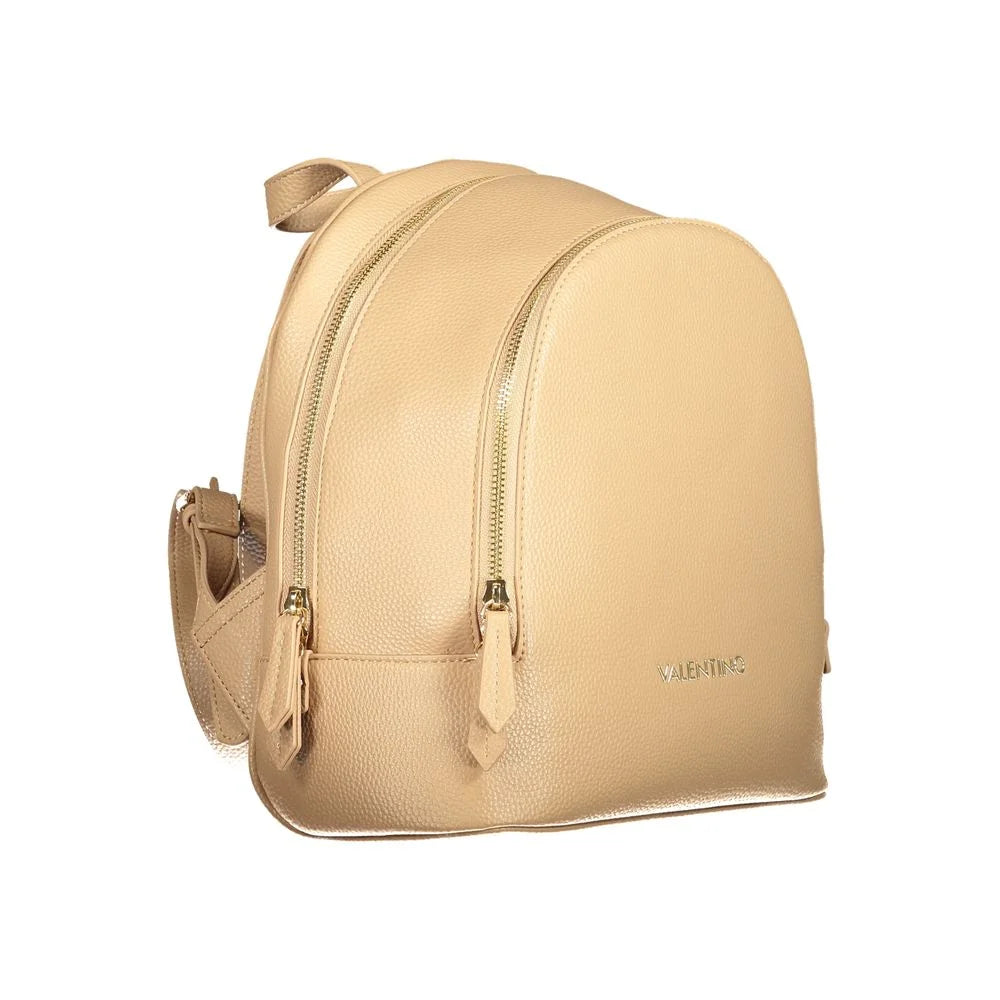 Mario Valentino Beige Polyethylene Backpack - Backpacks