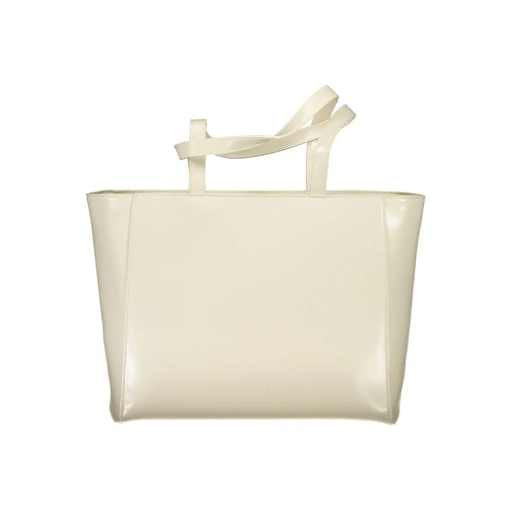 Mario Valentino Beige Polyethylene Handbag
