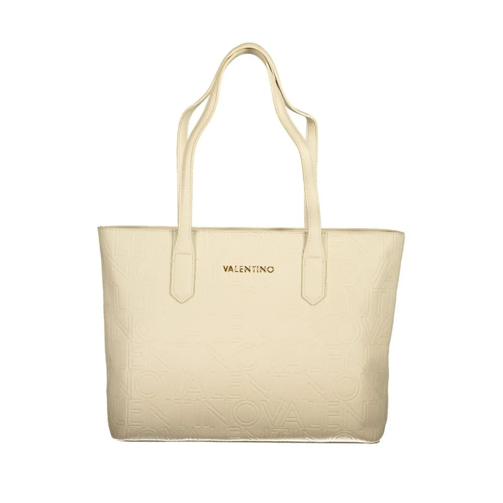Mario Valentino Beige Polyethylene Handbag
