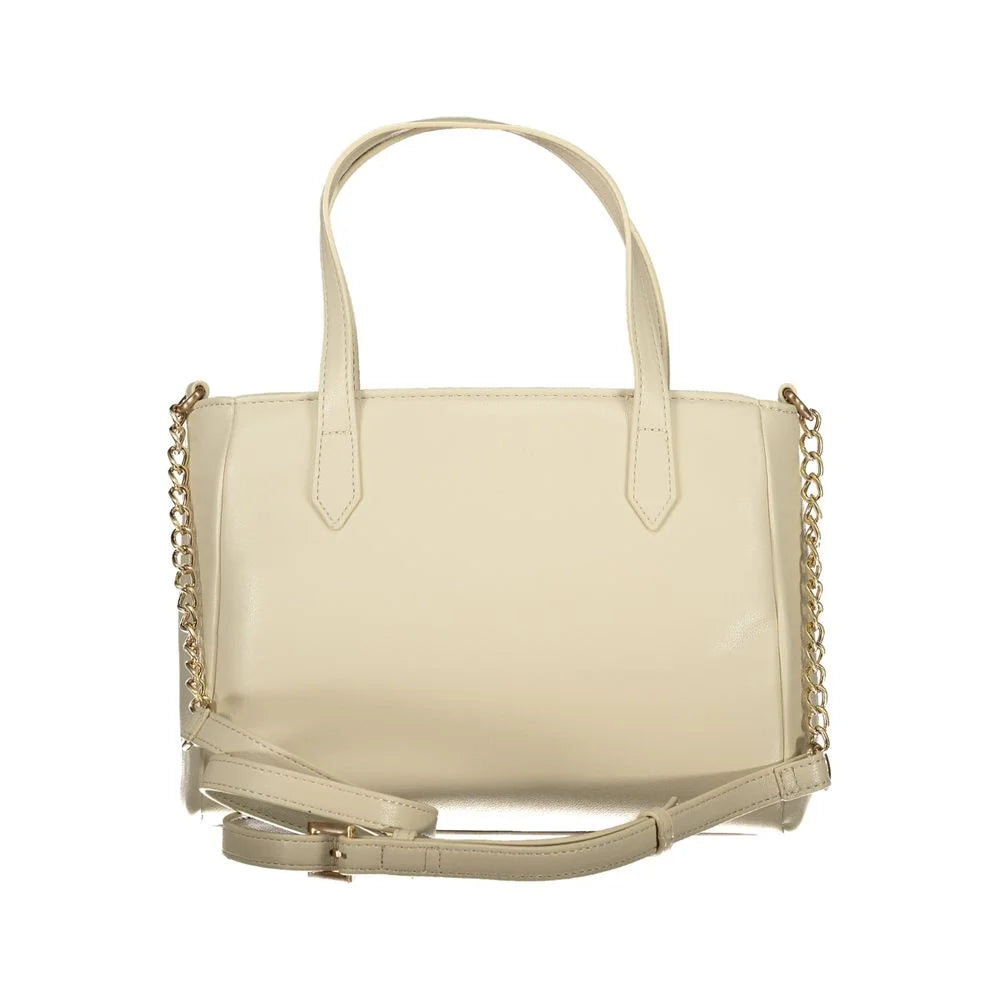 Mario Valentino Beige Polyethylene Handbag