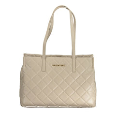 Mario Valentino Beige Polyethylene Handbag - Shopper Bags