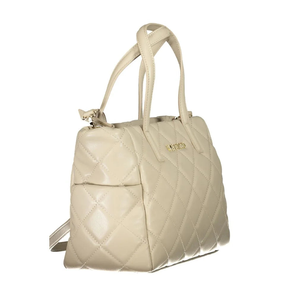 Mario Valentino Beige Polyethylene Handbag - Shopper Bags