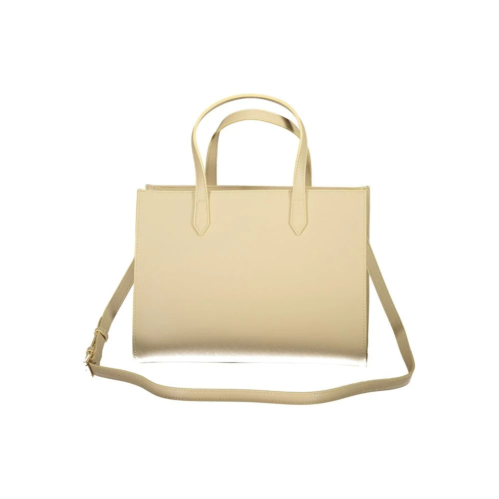 Mario Valentino Beige Polyethylene Handbag - Shopper Bags