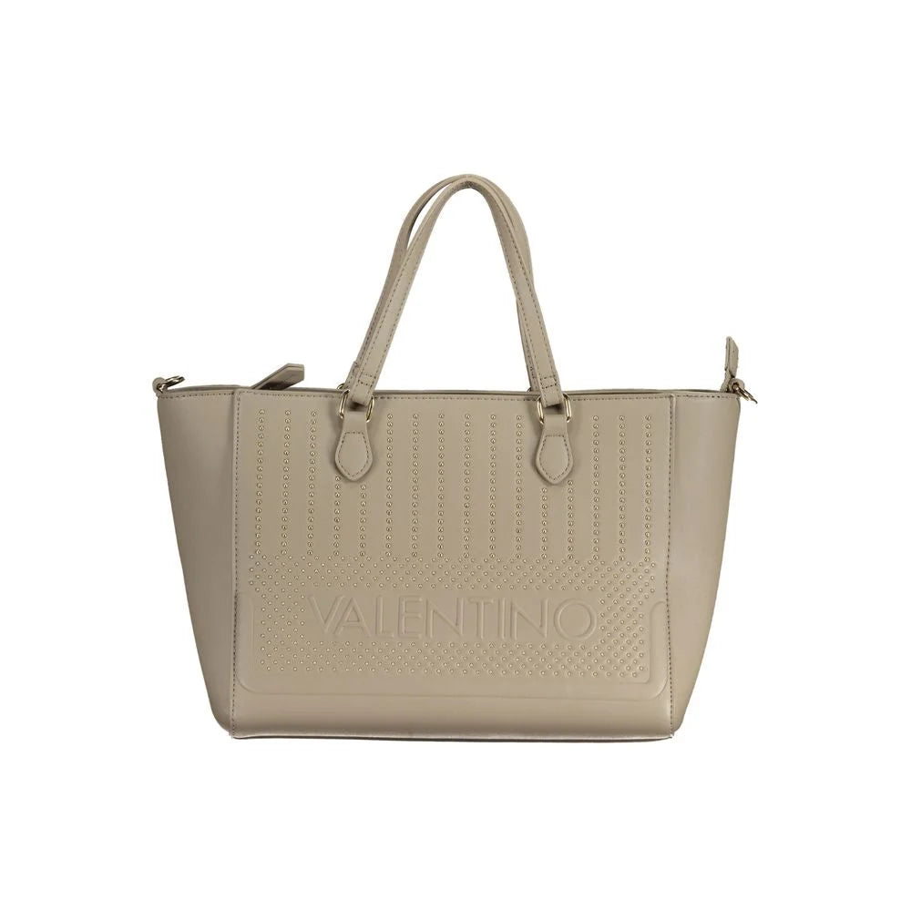 Mario Valentino Beige Polyethylene Handbag - Shopper Bags