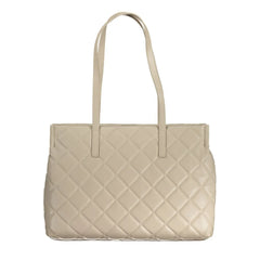 Mario Valentino Beige Polyethylene Handbag - Shopper Bags