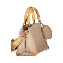 Mario Valentino Beige Polyethylene Handbag - Shoulder Bags