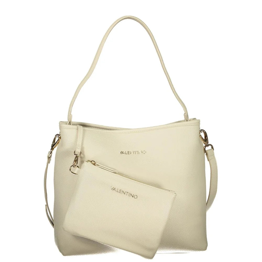 Mario Valentino Beige Polyethylene Handbag - Shoulder Bags