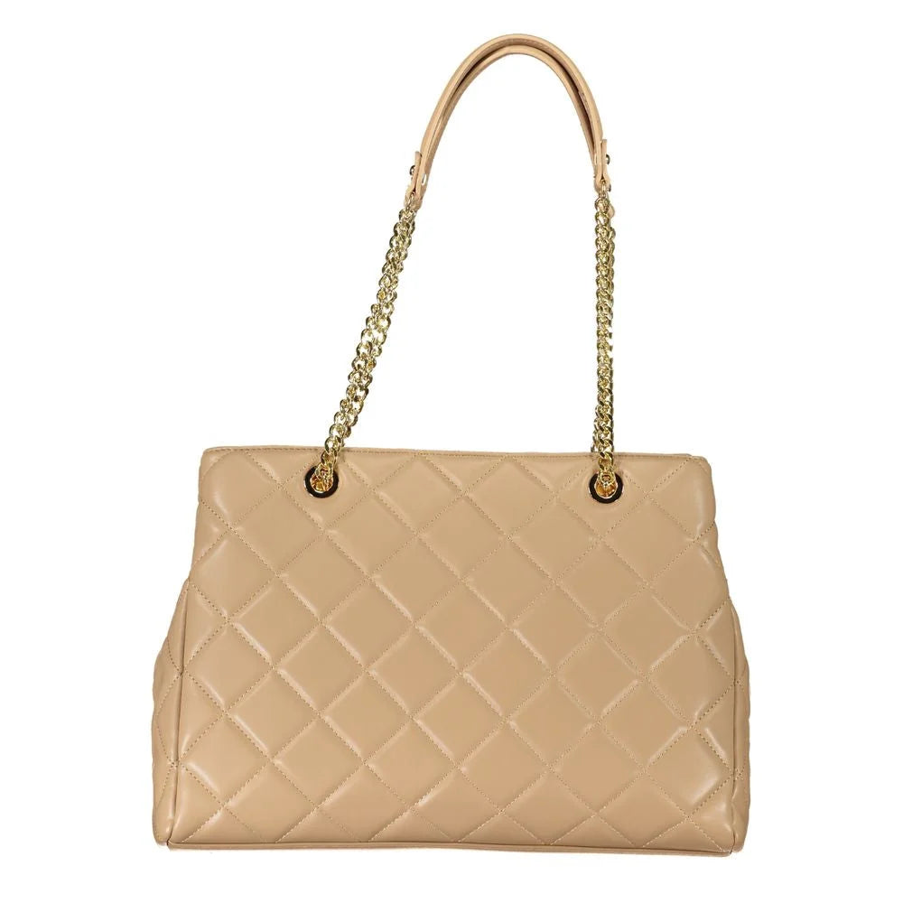 Mario Valentino Beige Polyethylene Handbag - Shoulder Bags