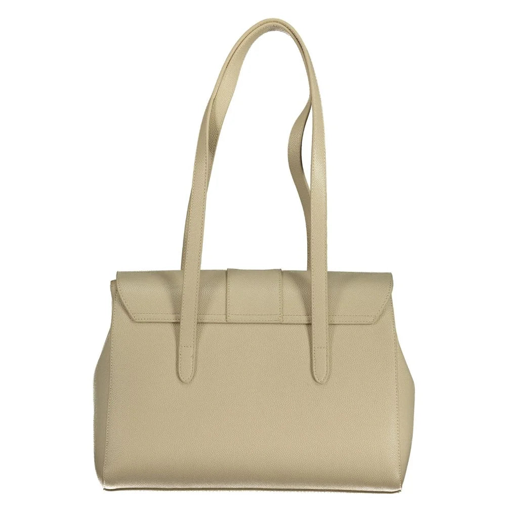Mario Valentino Beige Polyethylene Handbag - Shoulder Bags
