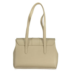 Mario Valentino Beige Polyethylene Handbag - Shoulder Bags