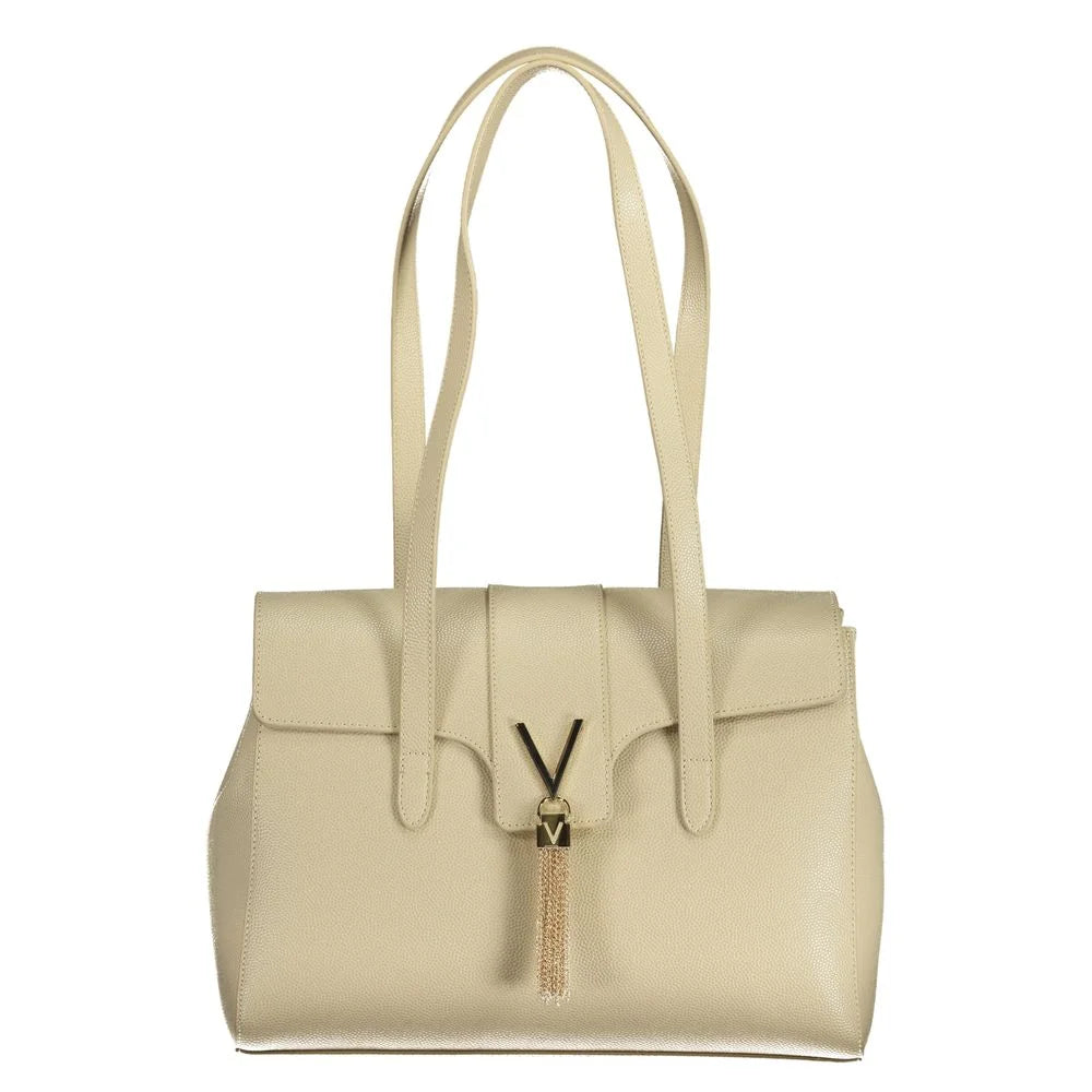Mario Valentino Beige Polyethylene Handbag - Shoulder Bags