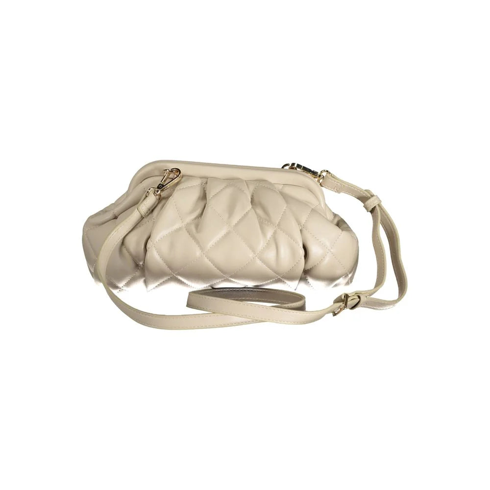 Mario Valentino Beige Polyethylene Handbag - Shoulder Bags