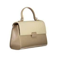 Mario Valentino Beige Polyethylene Women Handbag
