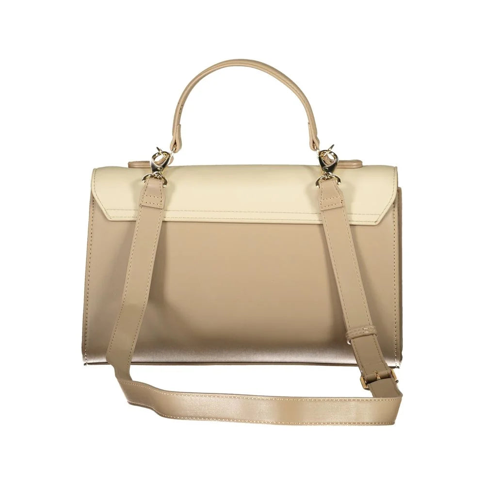 Mario Valentino Beige Polyethylene Women Handbag