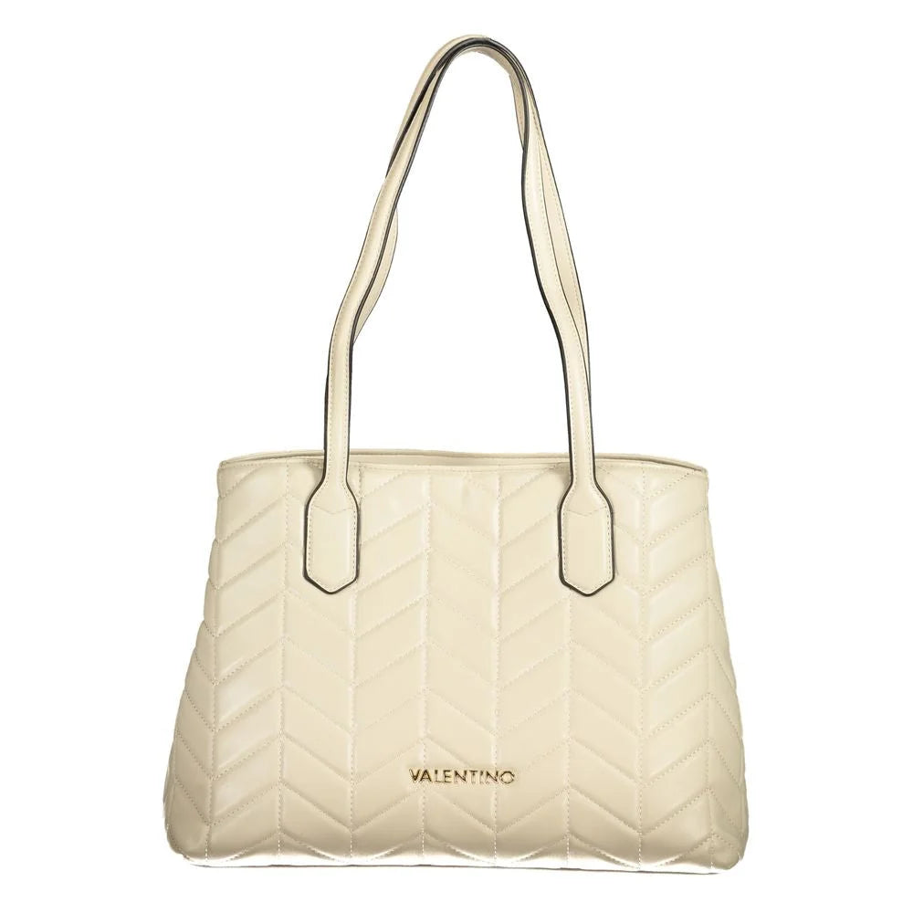 Mario Valentino Beige Polyethylene Women Handbag