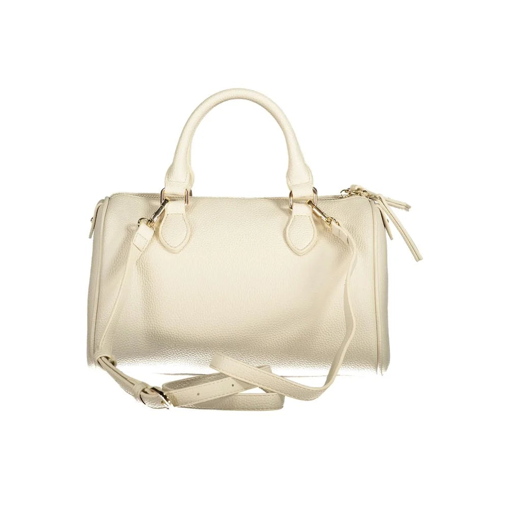 Mario Valentino Beige Polyethylene Women Handbag - Satchel Bags