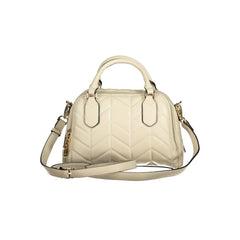 Mario Valentino Beige Polyethylene Women Handbag - Satchel Bags