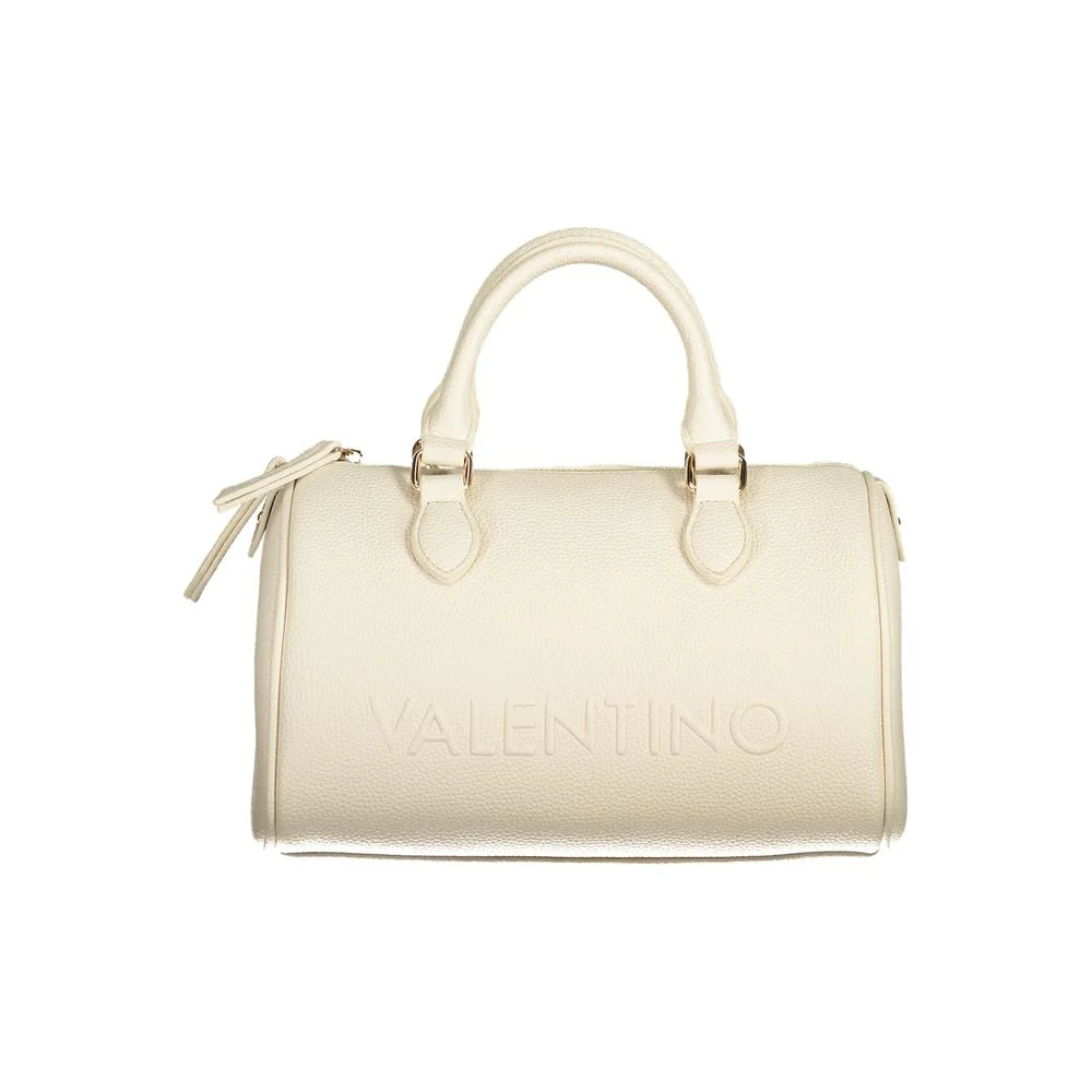 Mario Valentino Beige Polyethylene Women Handbag - Satchel Bags