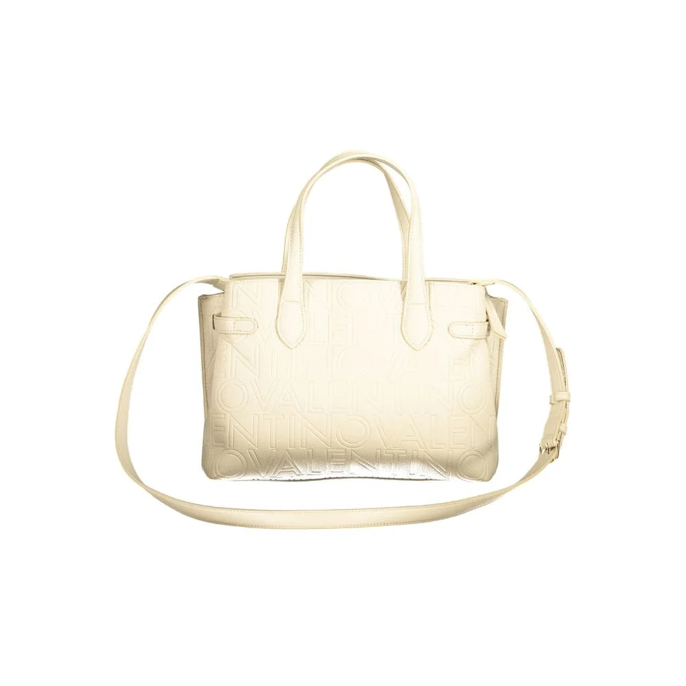 Mario Valentino Beige Polyethylene Women Handbag - Shopper Bags