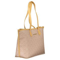 Mario Valentino Beige Polyethylene Women Handbag - Shopper Bags