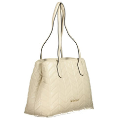 Mario Valentino Beige Polyethylene Women Handbag - Shopper Bags