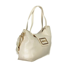 Mario Valentino Beige Polyethylene Women Handbag - Shopper Bags