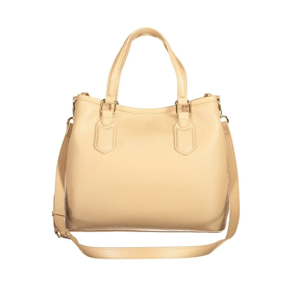 Mario Valentino Beige Polyethylene Women Handbag - Shopper Bags