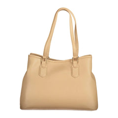 Mario Valentino Beige Polyethylene Women Handbag - Shoulder Bags